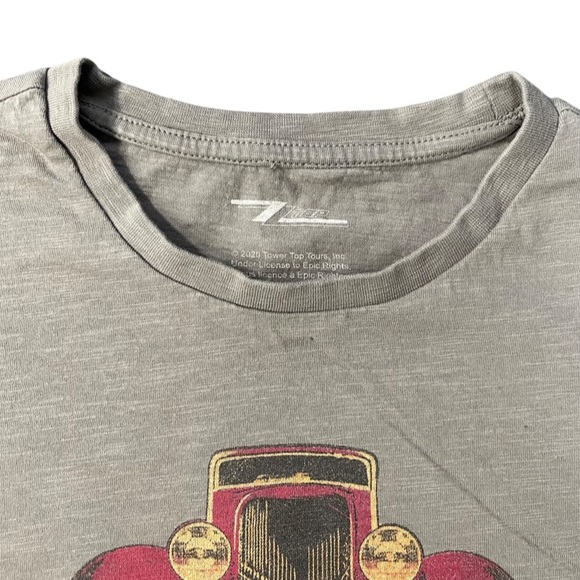 ZZ Top "Lowdown" Vintage Style Short Sleeve Box Tee - Picture 4 of 6